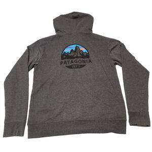 Patagonia Worn Wear Fitz Roy Scope Lightweight Full-Zip Hoodie Men's L